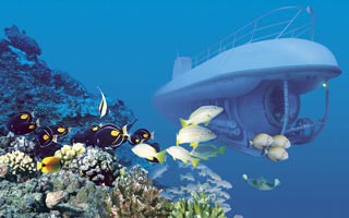 Under Water Sub on Nevis