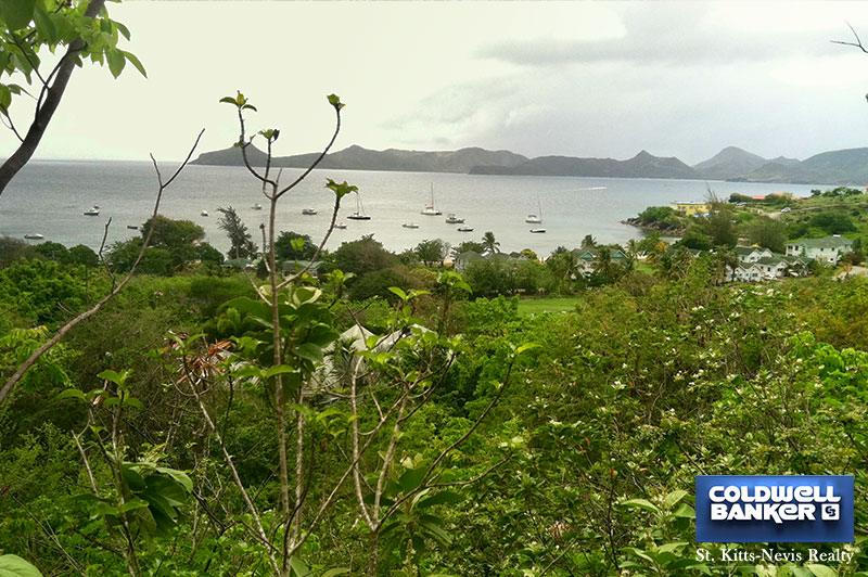 View of Oualie Bay facing St Kitts from Oualie Realty